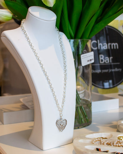 Tori Silver Charm Necklace