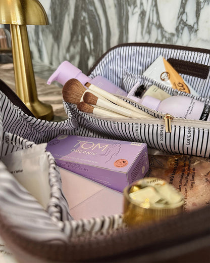 Orion Cosmetic Bag  - Chocolate