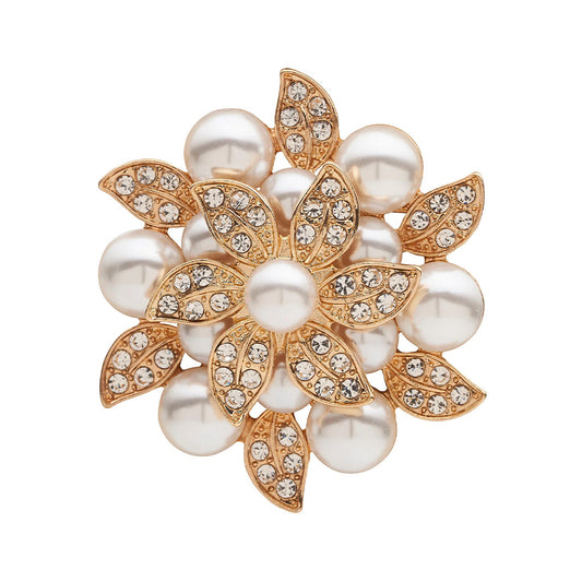 Pearl Petal Brooch