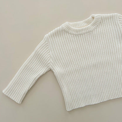 Baby Ribbed Set 3-6 Months - Milk