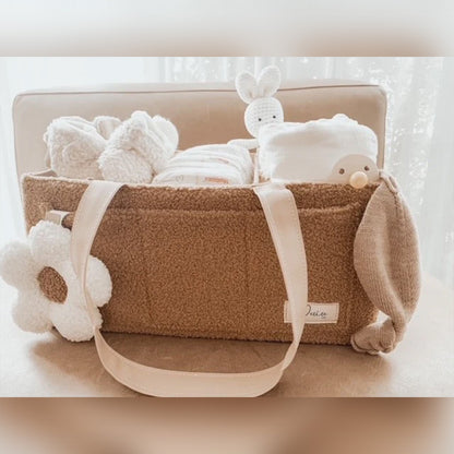 Nappy Caddy Organiser - Brown