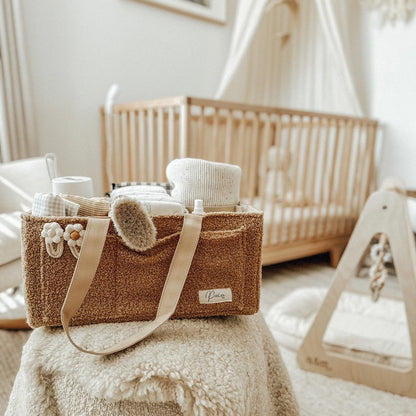 Nappy Caddy Organiser - Brown