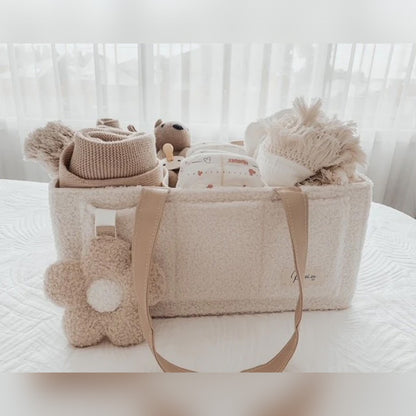 Nappy Caddy Organiser - Cream