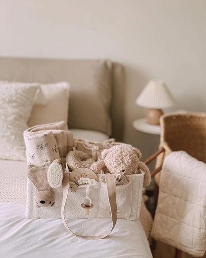 Nappy Caddy Organiser - Cream
