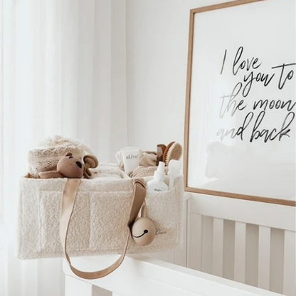 Nappy Caddy Organiser - Cream