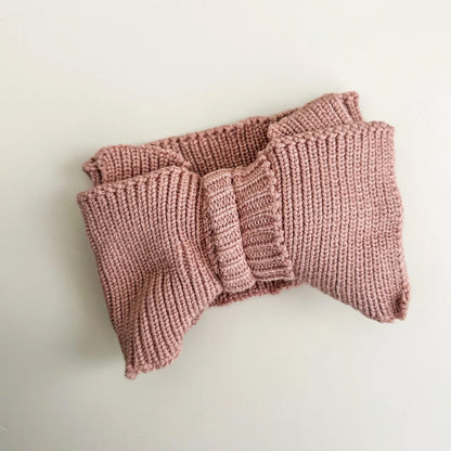 Dusty Pink Oversized Baby Bow