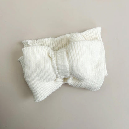 White Oversized Baby Bow