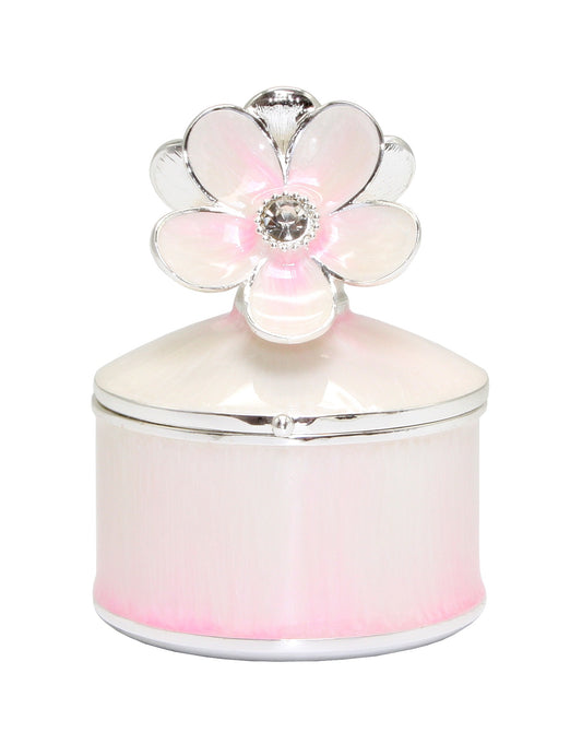 Pink Floral Trinket Box