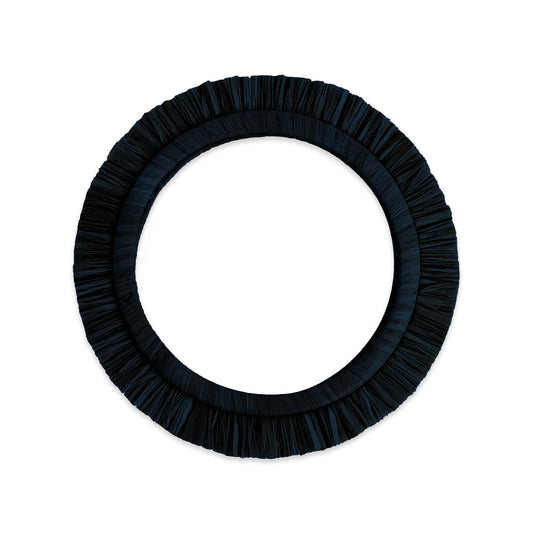 Raffia Bangle - black