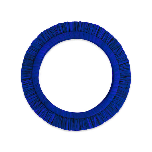 Raffia Bangle - Navy