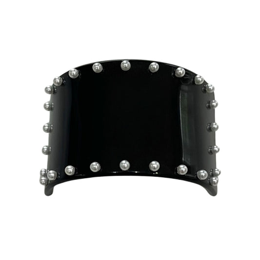 Curved Hair Clip - Black