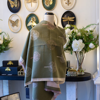 Tree Winter Scarf - Green