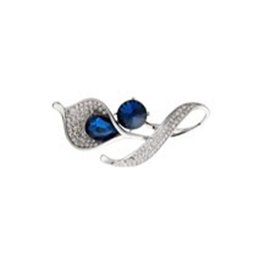 Tubular Wrap Brooch
