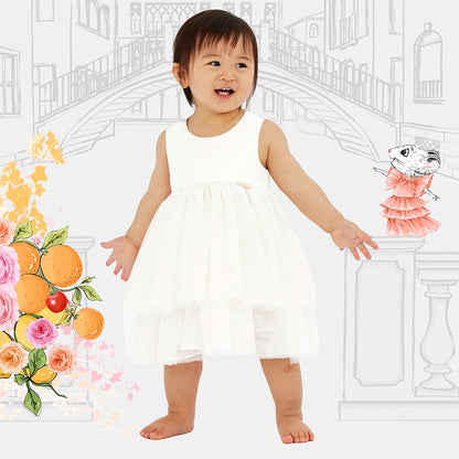 Tuscan Dress - Blanc Size 2