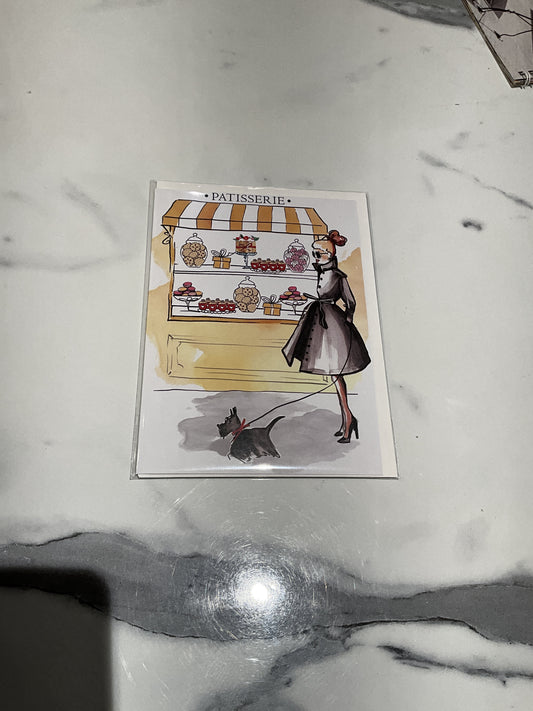 Patisserie Yellow Greeting Card