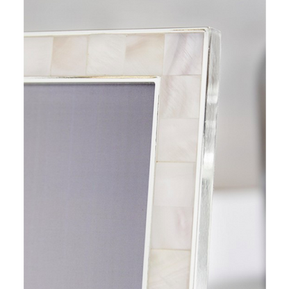 Silver Mother of Pearl Photo Frame