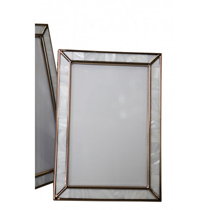 Gold  Mother of Pearl Photo Frame