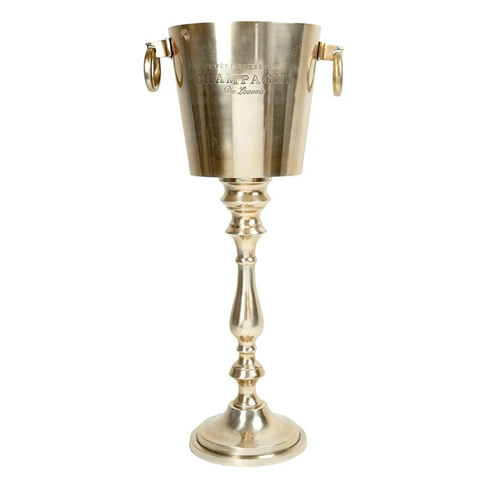 Champagne Pedestal Bucket Gold