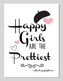 Happy Girls Greeting Card